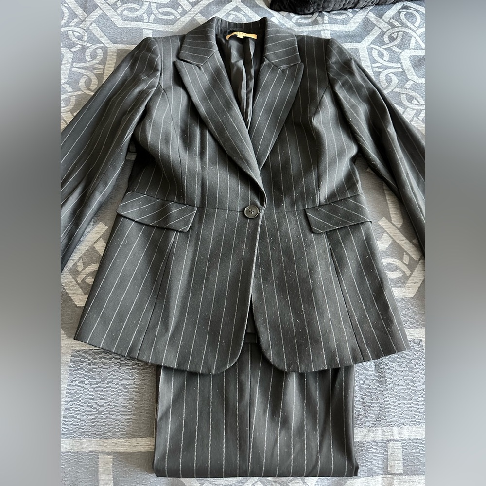 Alex Marie Pinstripe Pant Suit